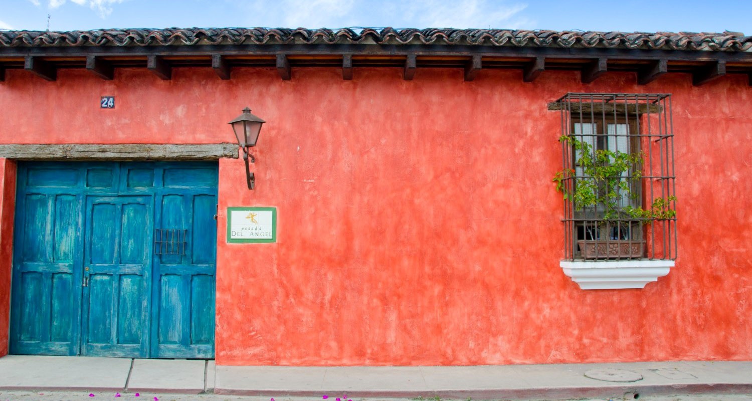 Luxury Travel Tour To Guatemala Antigua Colorful Buildings