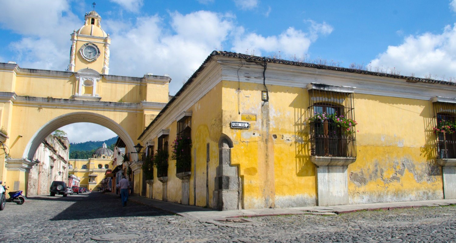 Luxury Travel Tour To Guatemala Antigua Santa Catalina Arch View