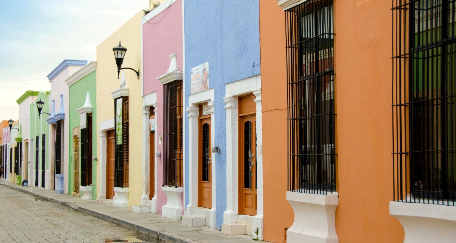 Luxury Travel Tour Vacation To Mexico Campeche Colorful Streets