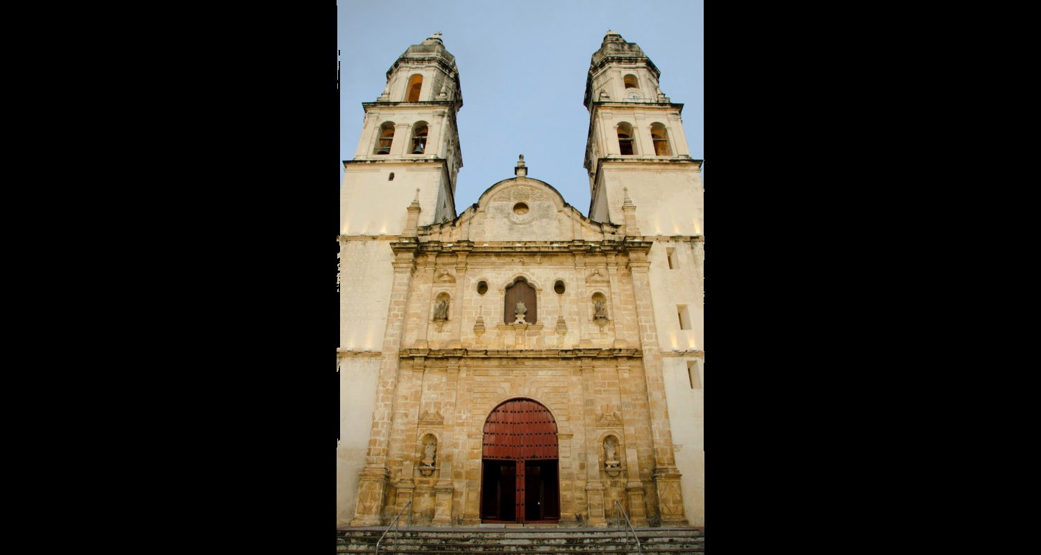 Luxury Travel Tour Vacation To Mexico Campeche Plaza Cathedral