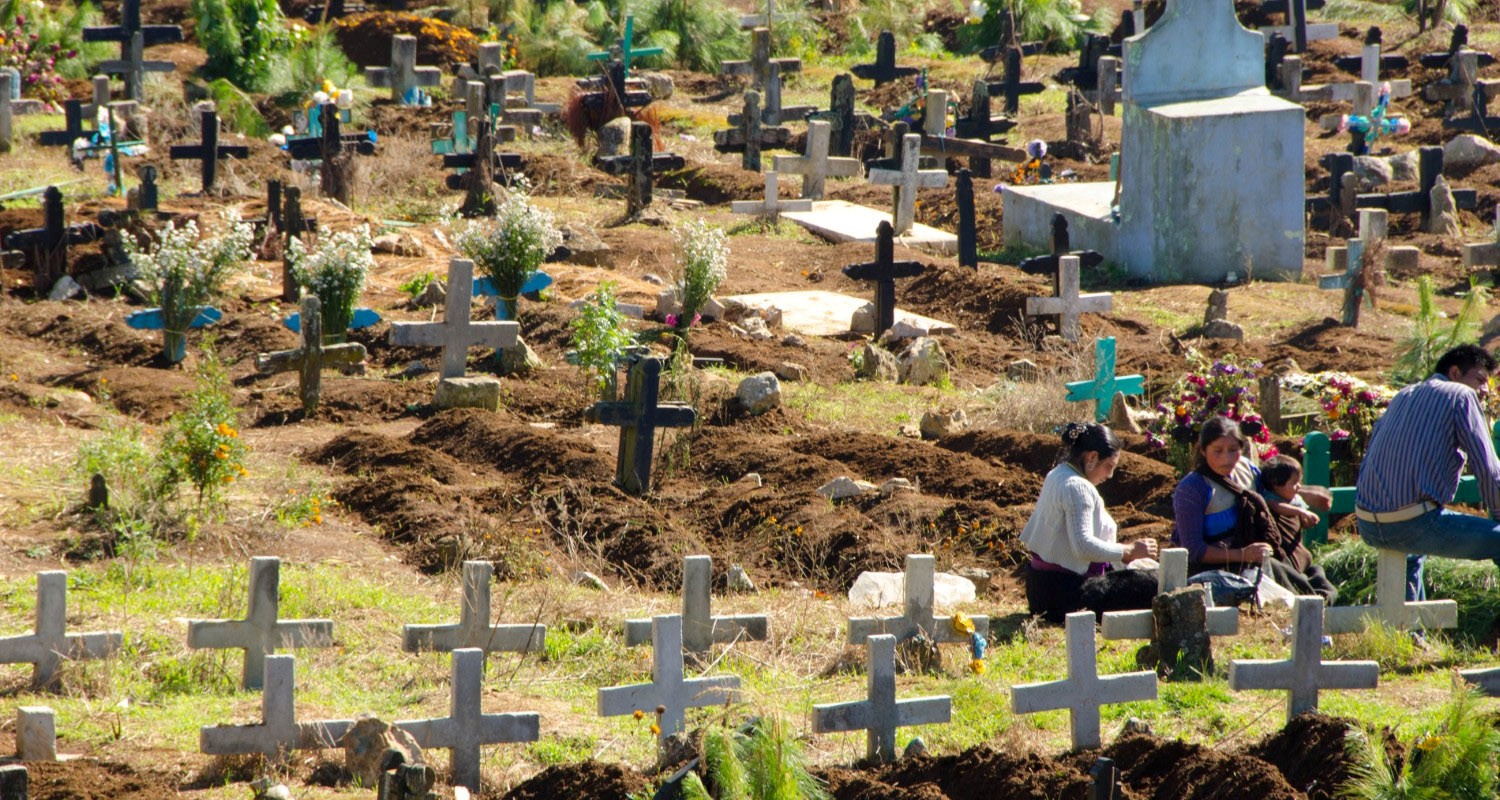 Luxury Travel-Tour Vacation To Mexico Chiapas San Juan Chamula Cemetery View